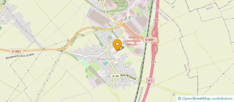 localisation de l'entreprise SCI STEPHAN EMILE HAUT DE FRANCE à HENIN-BEAUMONT