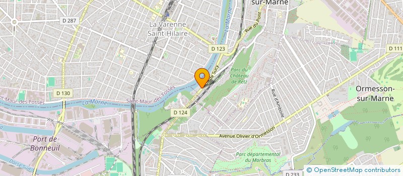 localisation de l'entreprise SCI STEPHAND  CHENNEVIERES-SUR-MARNE