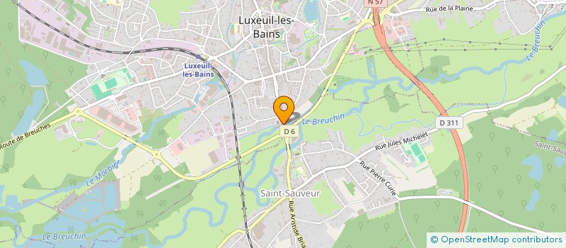localisation de l'entreprise SCI STEPHANE à LUXEUIL-LES-BAINS