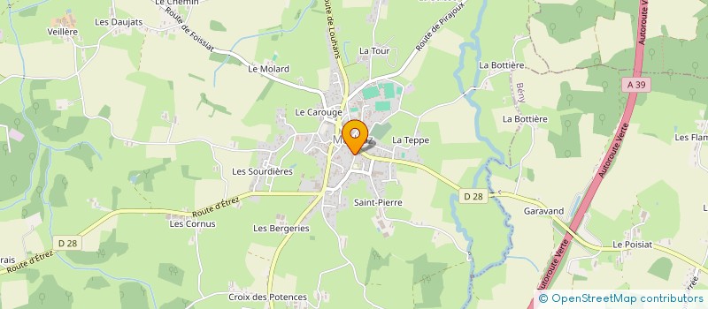 localisation de l'entreprise SCI STEPHANE MERLIN  MARBOZ