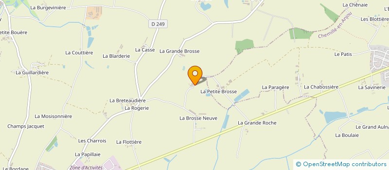 localisation de l'entreprise SCI STEPHANE PINEAU  BEAUPREAU-EN-MAUGES