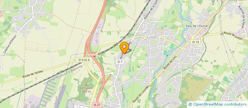 localisation de l'entreprise SCI STEPHANE RUIZ PATRIMOINE  JUILLAN