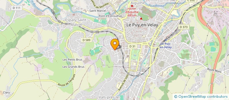 localisation de l'entreprise SCI STEPHANE TRIOLAIRE  LE PUY-EN-VELAY