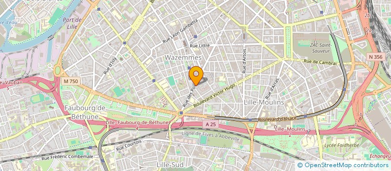 localisation de l'entreprise SCI STEPHANIE 1 à LILLE