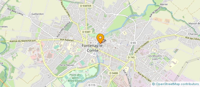 localisation de l'entreprise SCI STEPHANIE  FONTENAY-LE-COMTE