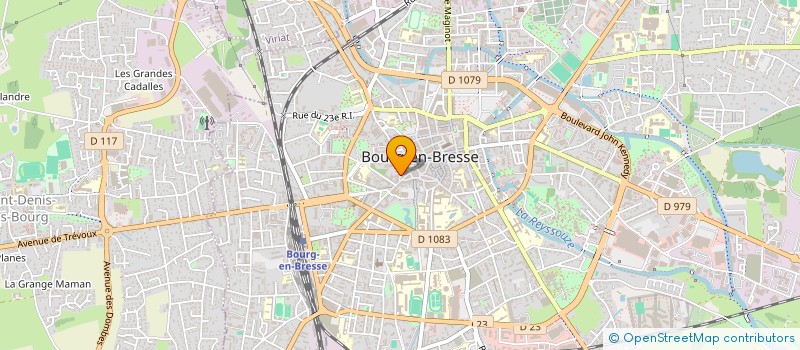 localisation de l'entreprise SCI STEPHANIE à BOURG-EN-BRESSE