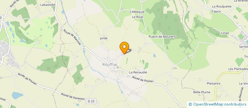localisation de l'entreprise SCI STEPHANIE à ROUFFIAC