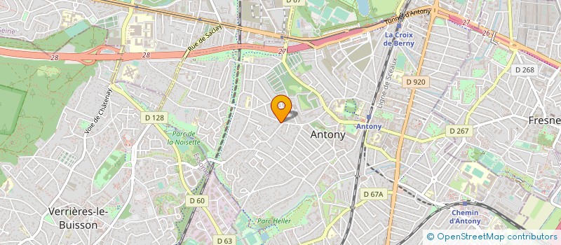 localisation de l'entreprise SCI STEPHANIE à ANTONY