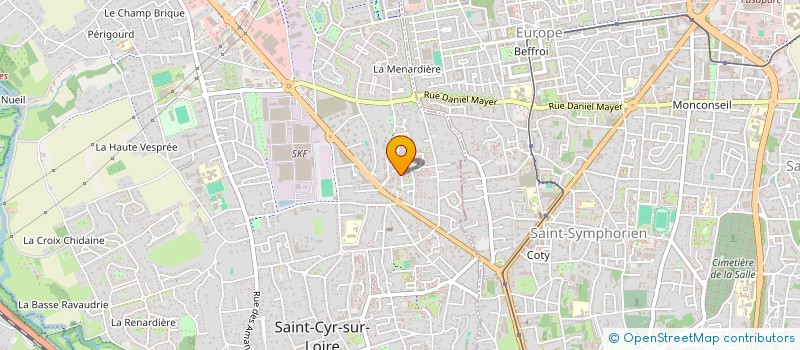 localisation de l'entreprise SCI STEPHANIE à SAINT-CYR-SUR-LOIRE