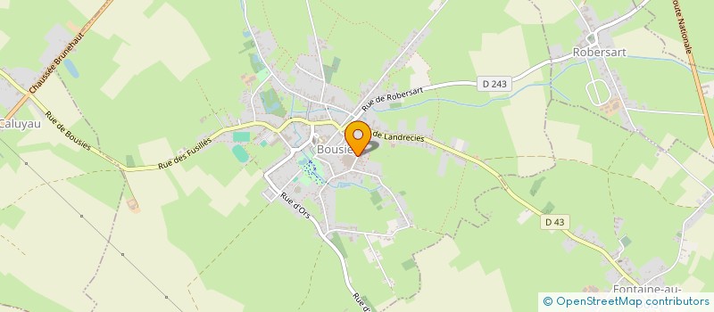 localisation de l'entreprise SCI STEPHANIE  BOUSIES