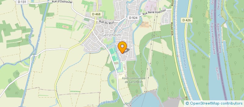 localisation de l'entreprise SCI STEPHANIE  GERSTHEIM