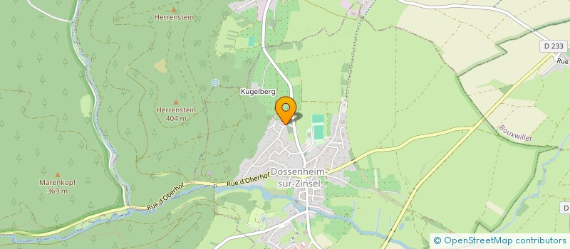 localisation de l'entreprise SCI STEPHANIE  DOSSENHEIM-SUR-ZINSEL