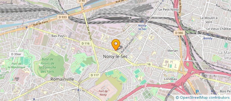 localisation de l'entreprise SCI STEPHANIE COUPERIN à NOISY-LE-SEC