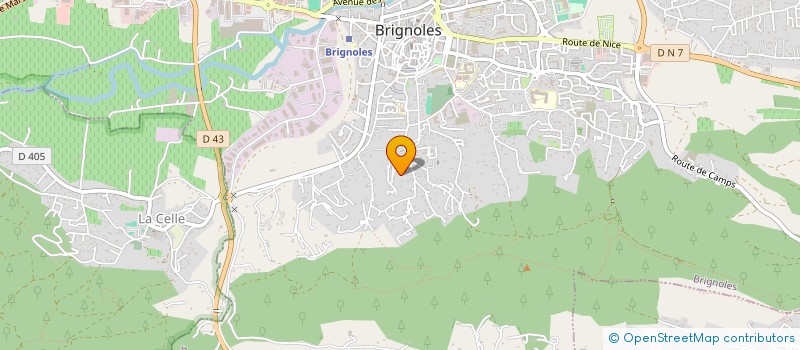 localisation de l'entreprise SCI STEPHANO à BRIGNOLES