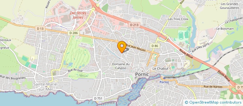 localisation de l'entreprise SCI STEPHANOTIS  PORNIC