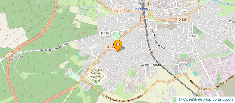 localisation de l'entreprise SCI STEPHAU  HAGUENAU