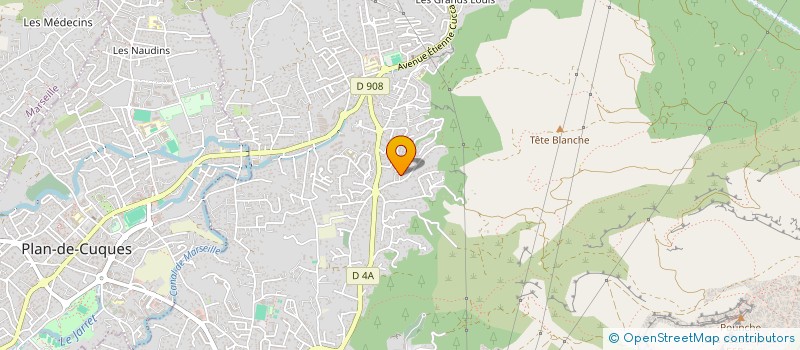 localisation de l'entreprise SCI STEPHAURE  ALLAUCH