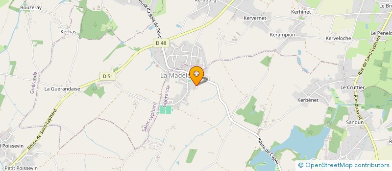 localisation de l'entreprise SCI STEPHAURELE  GUERANDE