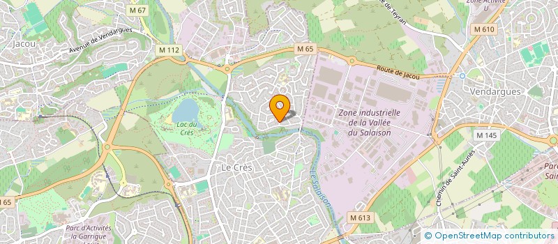 localisation de l'entreprise SCI STEPHELLE  LE CRES