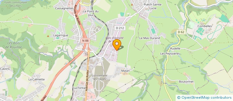 localisation de l'entreprise SCI STEPHETVIVI IMMO  OLEMPS