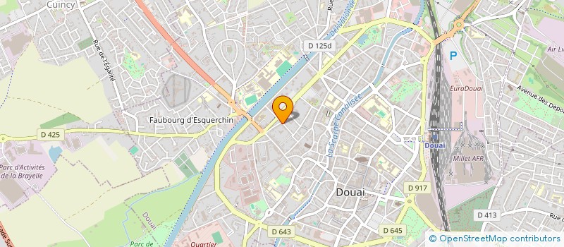 localisation de l'entreprise SCI STEPHI à DOUAI