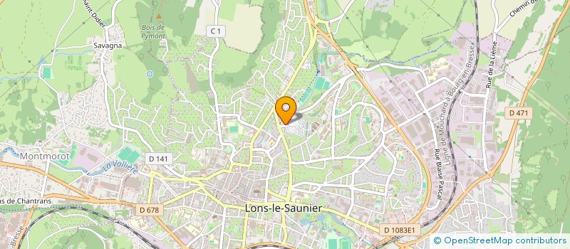 localisation de l'entreprise SCI STEPHI  LONS-LE-SAUNIER