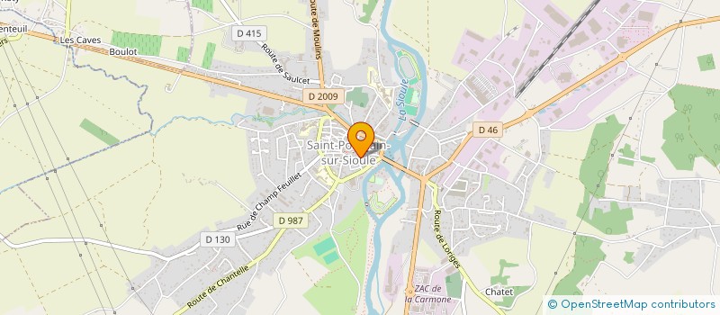 localisation de l'entreprise SCI STEPHI  SAINT-POURCAIN-SUR-SIOULE