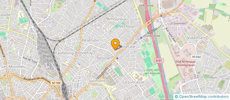 localisation de l'entreprise SCI STEPHIE  TOULOUSE