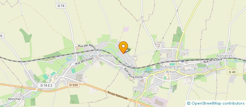 localisation de l'entreprise SCI STEPHIE  SAVY-BERLETTE