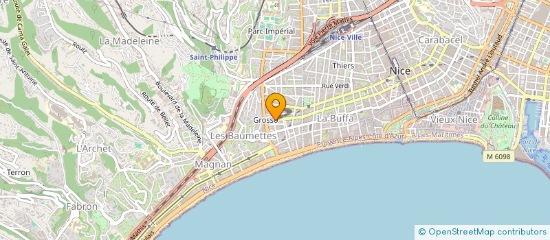 localisation de l'entreprise SCI STEPHIL à NICE