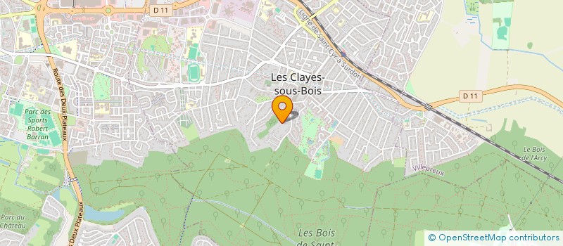 localisation de l'entreprise SCI STEPHINE à LES CLAYES-SOUS-BOIS