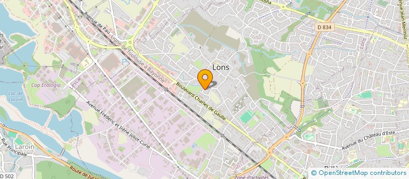 localisation de l'entreprise SCI STEPHOLI à LONS