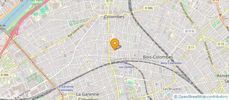 localisation de l'entreprise SCI STEPHS IMMO à COLOMBES