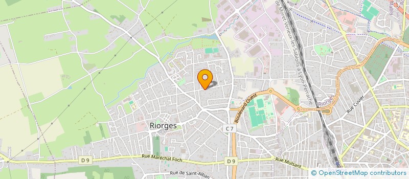 localisation de l'entreprise SCI STEPIAN  RIORGES