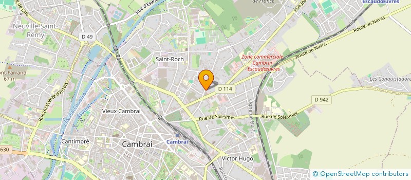 localisation de l'entreprise SCI STEPLA  CAMBRAI