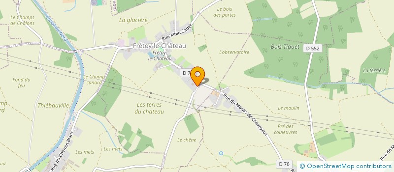 localisation de l'entreprise SCI STEPOBEN  FRETOY-LE-CHATEAU