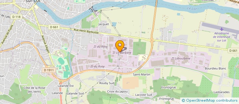 localisation de l'entreprise SCI STEPOL  VILLENEUVE-SUR-LOT