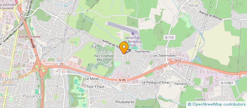 localisation de l'entreprise SCI STEPPE  ARTIGUES-PRES-BORDEAUX