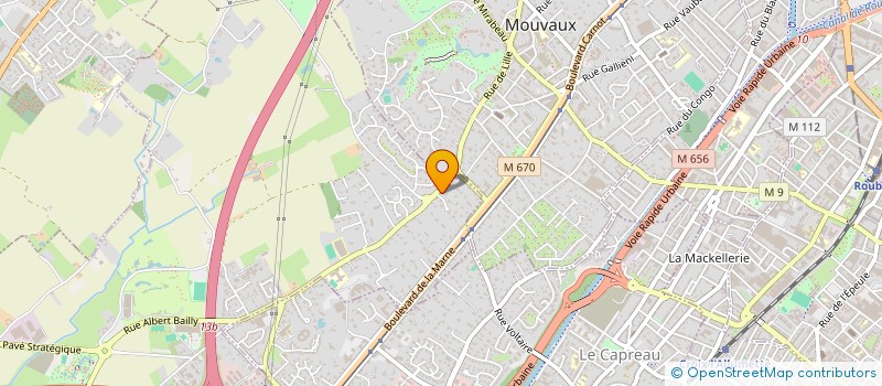 localisation de l'entreprise SCI STEPS AHEAD à MARCQ-EN-BARŒUL