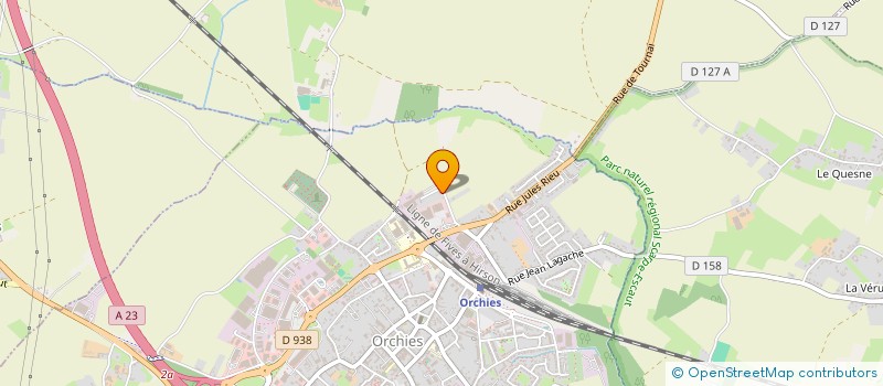 localisation de l'entreprise SCI STER  ORCHIES