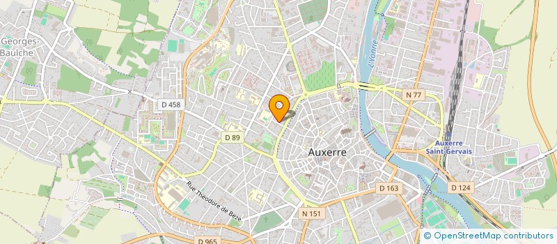 localisation de l'entreprise SCI STER à AUXERRE