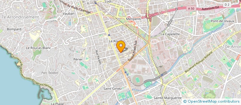 localisation de l'entreprise SCI STERDYN à MARSEILLE