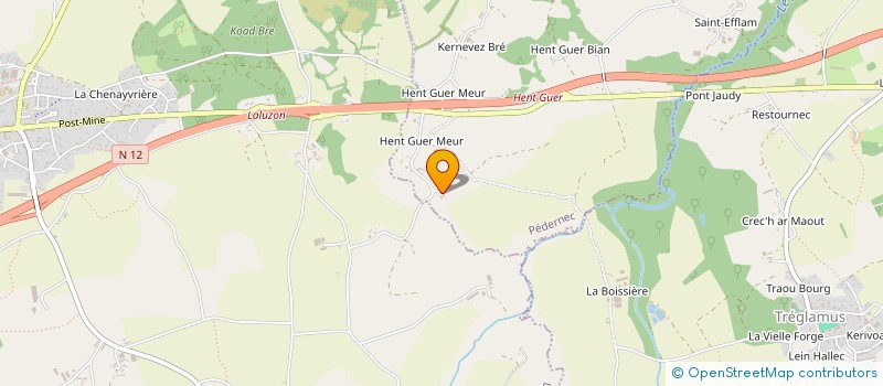 localisation de l'entreprise SCI STEREDENN RU  PEDERNEC