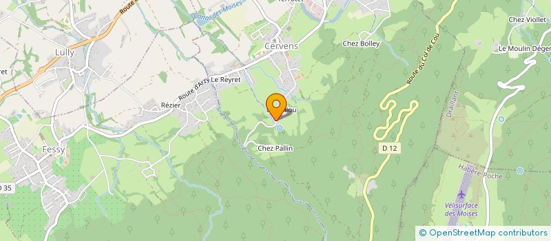 localisation de l'entreprise SCI STEREN DES NEIGES  CERVENS