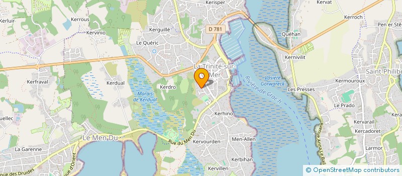 localisation de l'entreprise SCI STERN VRAS  LA TRINITE-SUR-MER