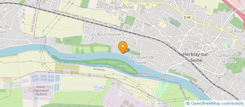 localisation de l'entreprise SCI STEROLIANE  HERBLAY-SUR-SEINE