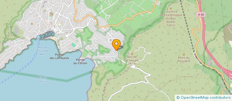 localisation de l'entreprise SCI STEROM  CASSIS