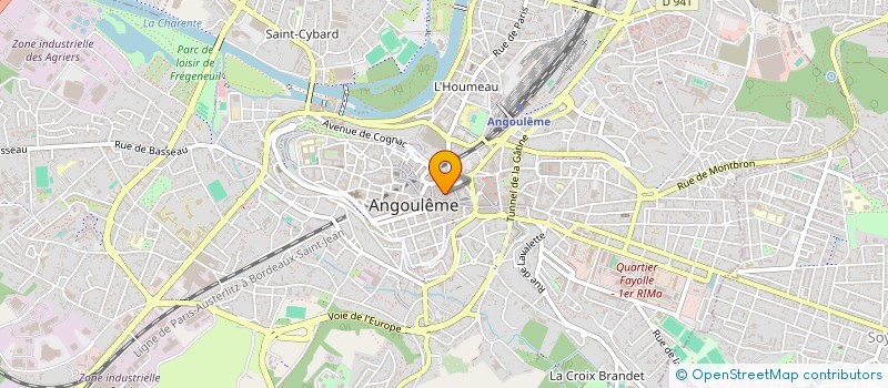 localisation de l'entreprise SCI STESA à ANGOULEME