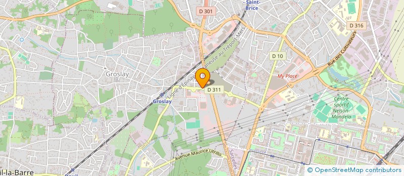 localisation de l'entreprise SCI STESAAN à GROSLAY