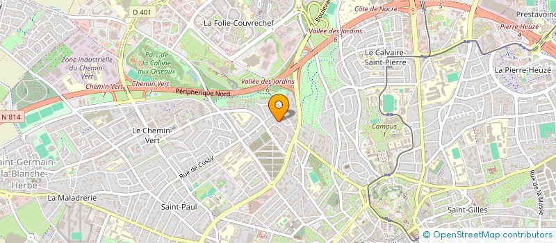 localisation de l'entreprise SCI STESAFABER à CAEN